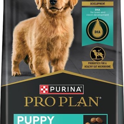 Purina Pro Plan Development Shredded Blend Chicken &amp; Rice Formula Dry Dog Food, 15.4-kg bag