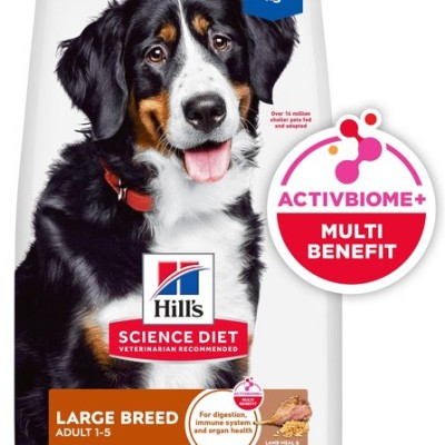 Hill's Science Diet Adult Large Breed Lamb Meal &amp; Brown Rice Dry Dog Food, 14.9-kg bag