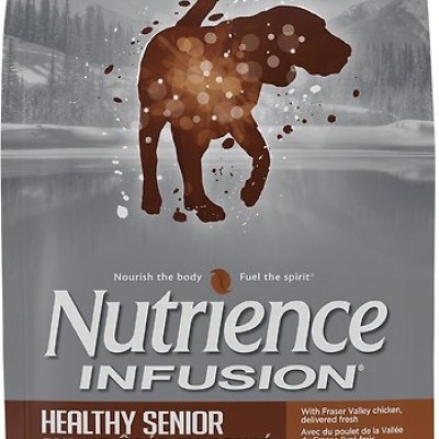 Nutrience Infusion Senior Chicken Recipe Dry Dog Food, 10-kg bag