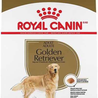 Royal Canin Breed Health Nutrition Golden Retriever Adult Dry Dog Food, 13.6-kg bag
